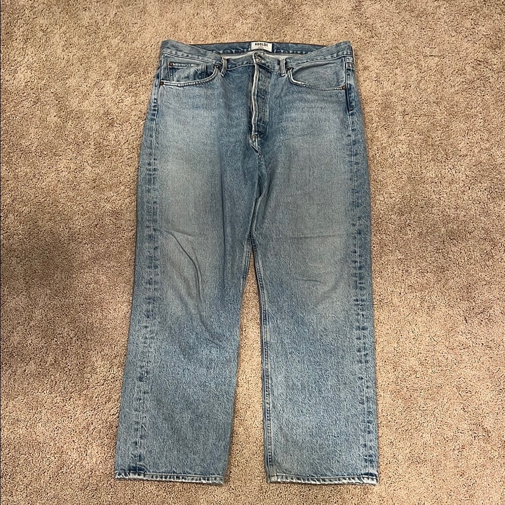 Agolde Loose Fit Straight Jeans